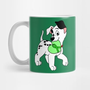 Dalmatian with green Awareness ribbon Mug
